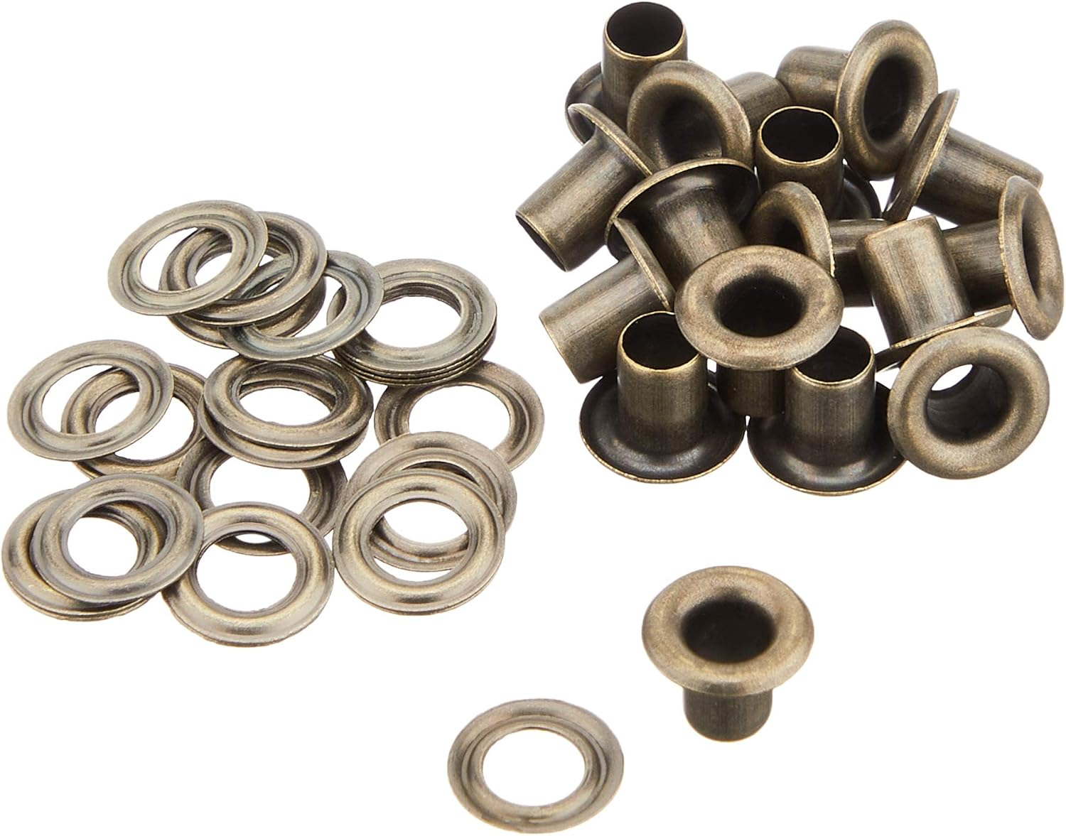 Family Tool 56039 Eyelets #200 (Long Legs), Antique Gold, Pack of 50
