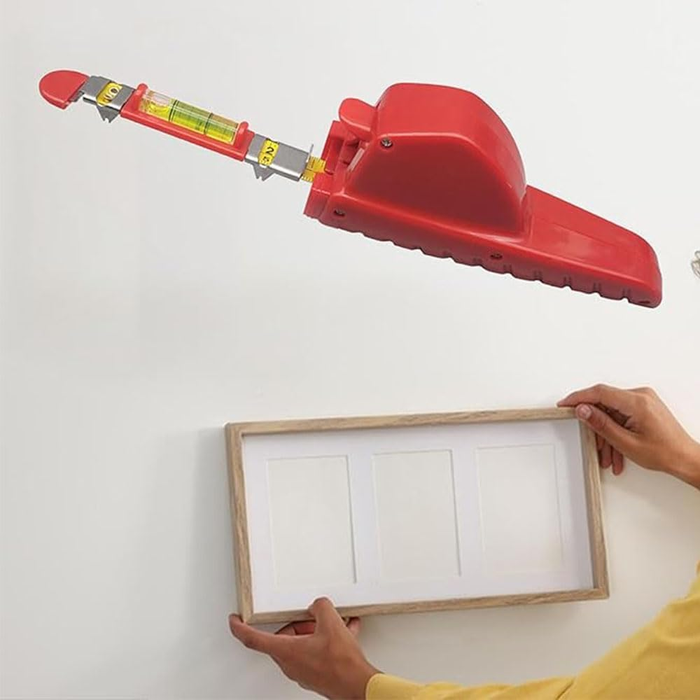 1 Pcs Picture Hanging Tool, Picture Frame Level Ruler, All-In-One Hang It Hanging Tool with Level, for Hang Pictures,Tvs, Mirrors, Shelves and Artworks image number 4
