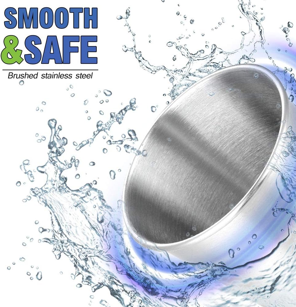 Shineme Kids Stainless Steel Cups,12Oz Kids Metal Drinking Glasses with Lids and Sleeves, 5Pack Reusable Water Tumbler for Children and Adults Spill Proof, Apply to Indoor and Outdoor image number 5