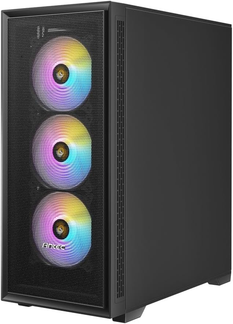 Antec AX81 Elite ARGB TG Mid-Tower E-ATX PC Case, Black image number 5