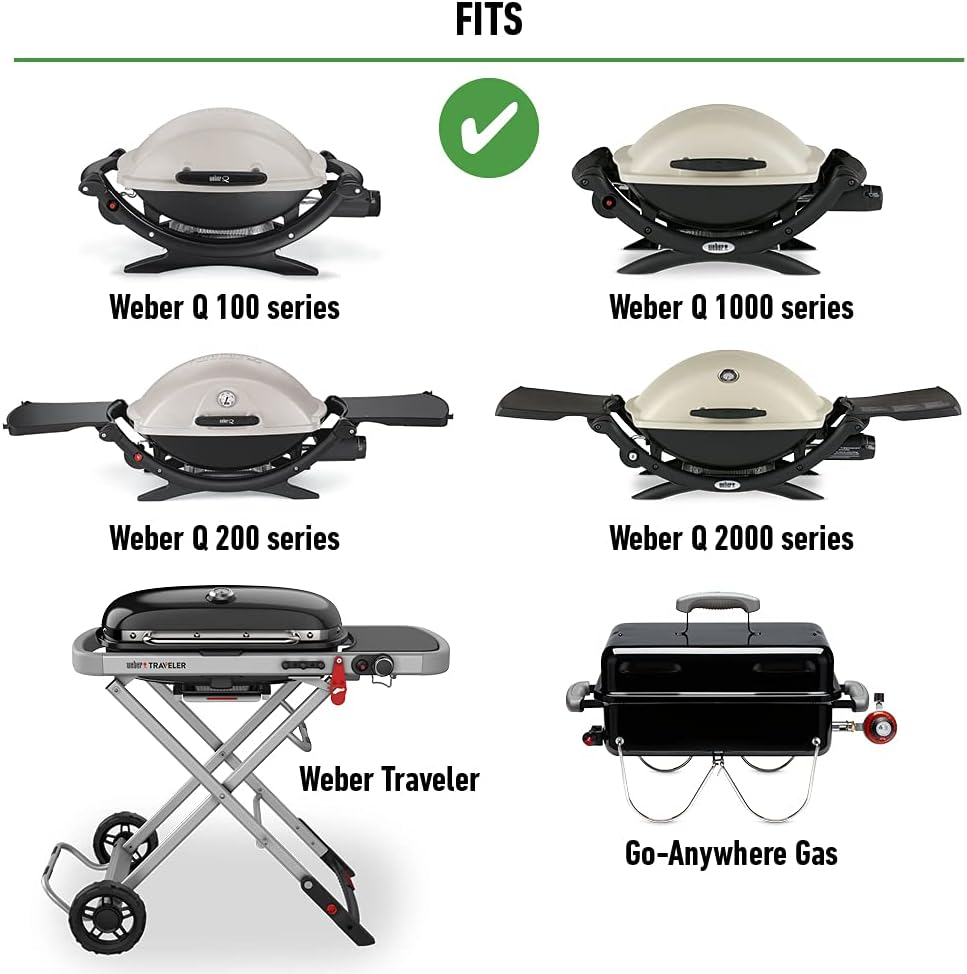 Weber Adapter Hose Q-Series and Gas Go-Anywhere Grills, 6-Feet, Black image number 4