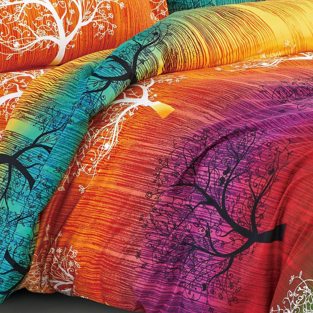 Luxton Cumbria Forest Quilt Cover Set Double Size 3Pcs Fairy Tree Doona Cover Set (Double) image number 2