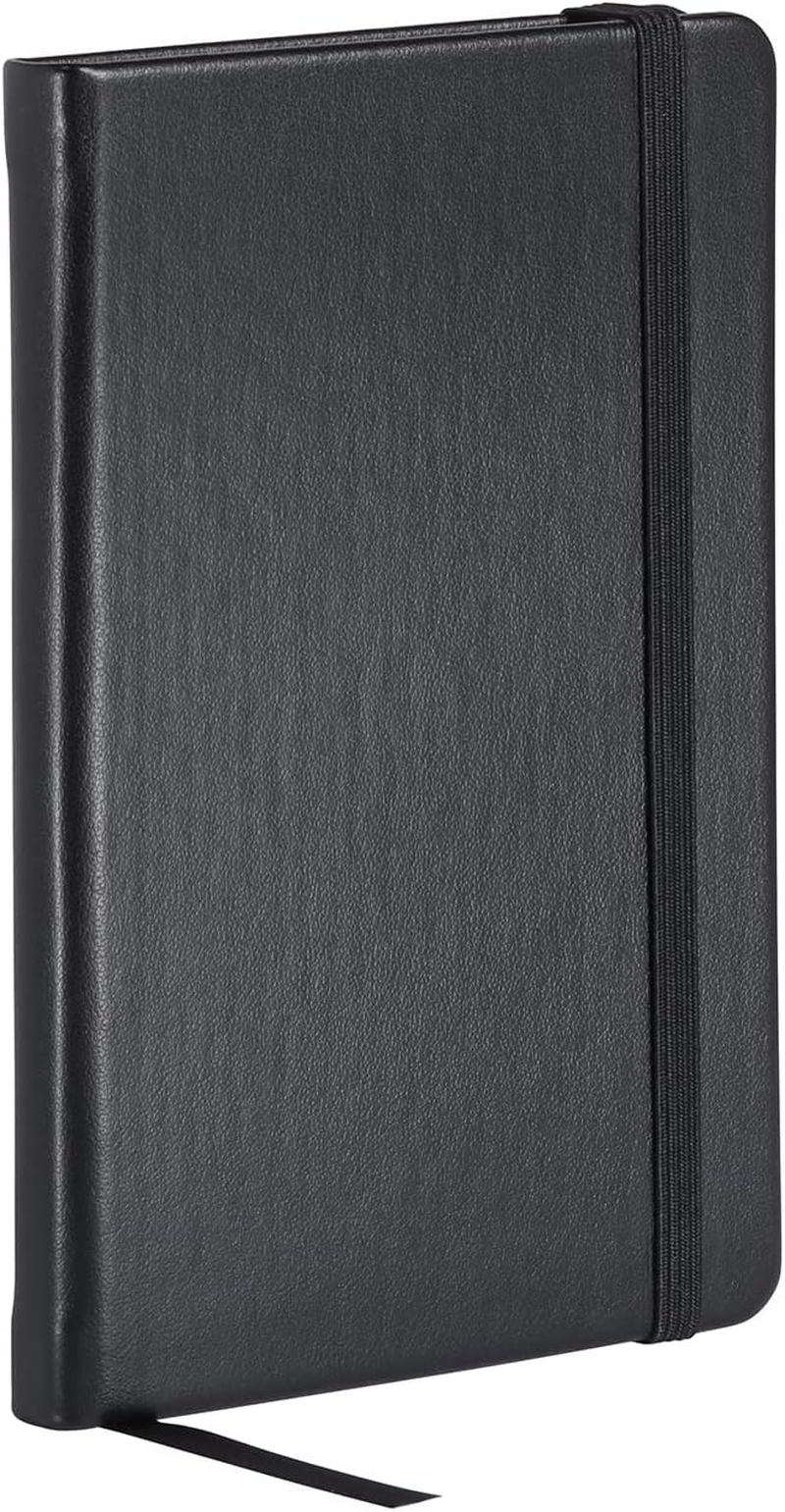 Oxford Password Book, Black Hardcover Journal, Username and Password Organizer, Small 3.5" X 5.5" Size, Internet, Wifi, Software Login Tracker (71010) image number 2