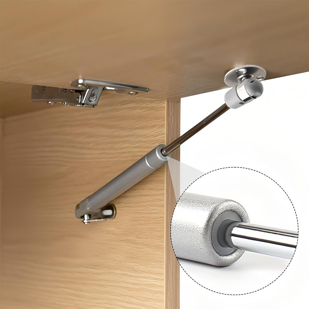 Joyzan Gas Spring, Gas Strut Lift Support Cabinet Door Pneumatic Gas Prop Struts Shock Kitchen Cabinets Toy Box Soft Close Hinges Hydraulic Supports Slow down for Heavy Duty Bed Lid Trap Floor Hatch image number 6