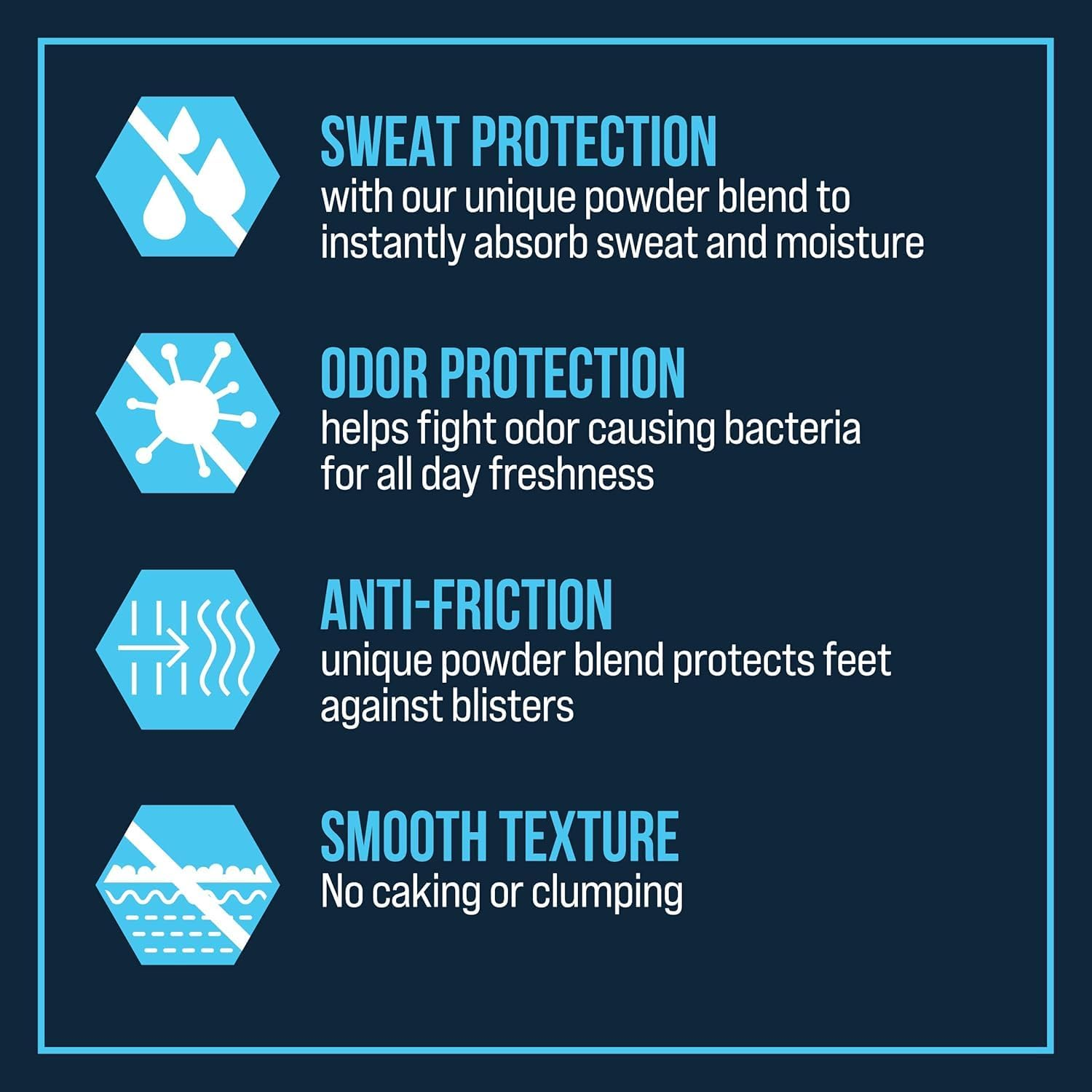 Certain Dri Foot Powder for Men & Women - Talc-Free, Maximum-Sweat Absorption & Odor Control - Calamine-Infused, Anti-Friction Formula - Gentle on Sensitive Skin - Shoe Deodorizer - 8 Oz image number 2