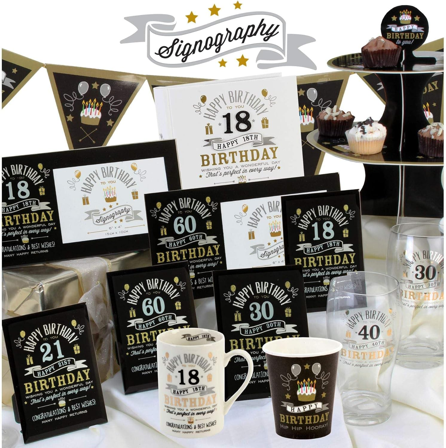 Signography 21St Birthday Photo Album 4X6 FL29921 image number 2