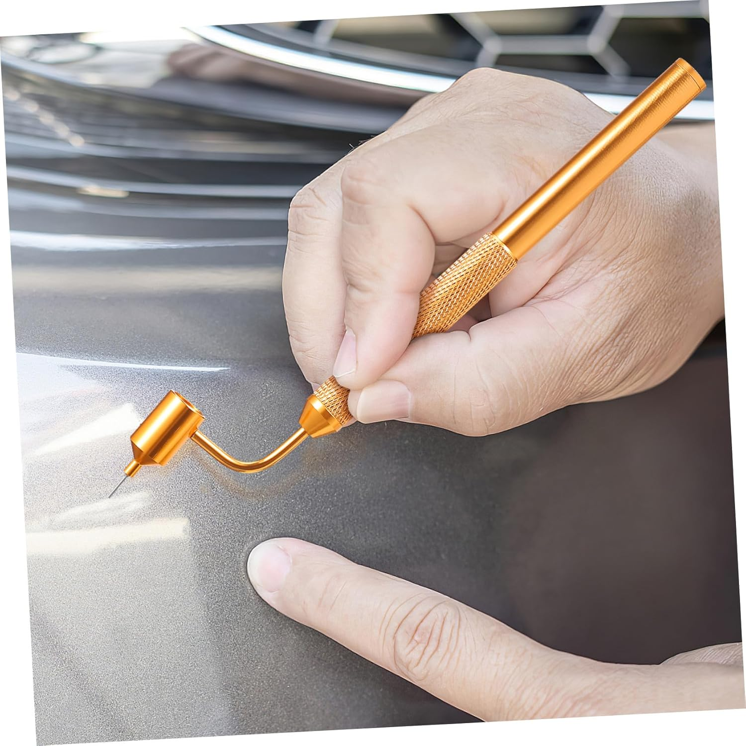 PRETYZOOM Car Paint Scratch Repair Pen Fine Line Fluid Applicator with Dropper Needle Precision Detailing Touch-Up Tool for Vehicles Enhanced Grip for Accurate Refinishing image number 6