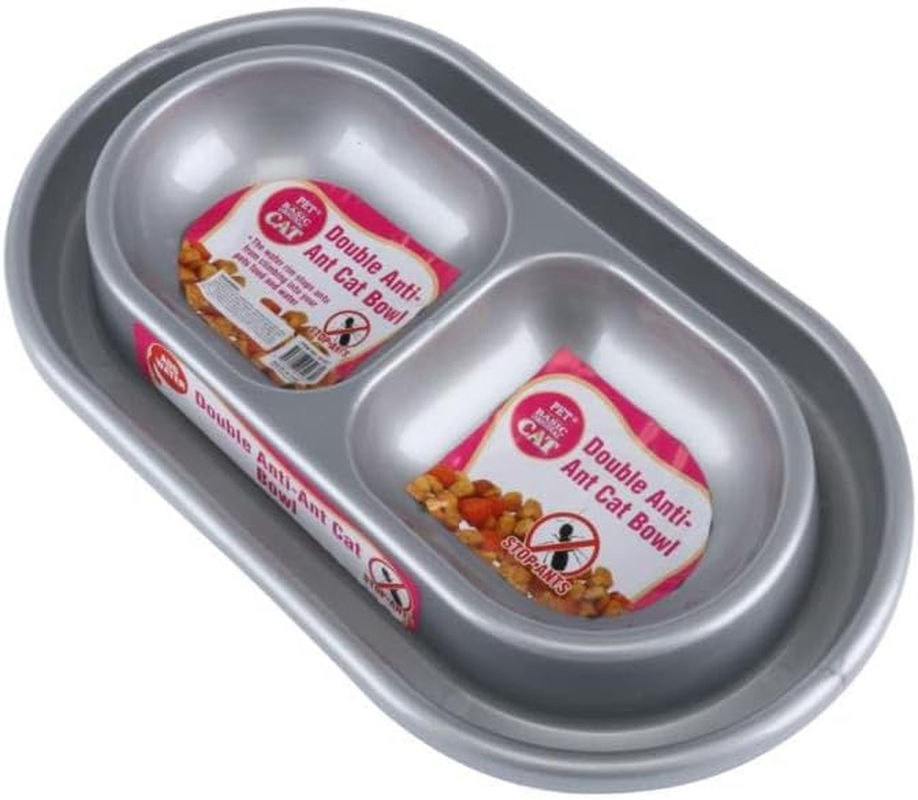 Pet Basic 2PK Cat Feeding Bowl Double Prevent Ants anti Ant Durable 27.5Cm image number 1