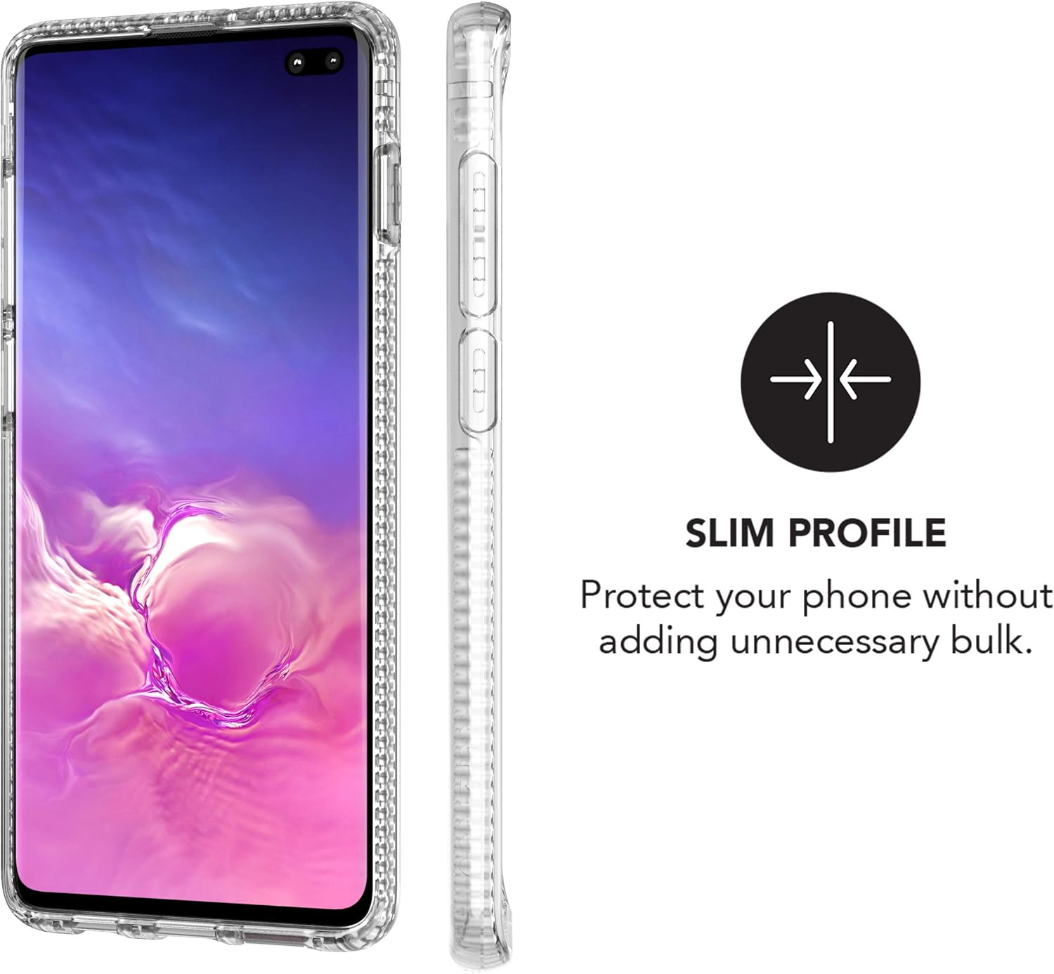 Tech21 Pure Clear Phone Case for Samsung Galaxy S10+, Clear image number 2