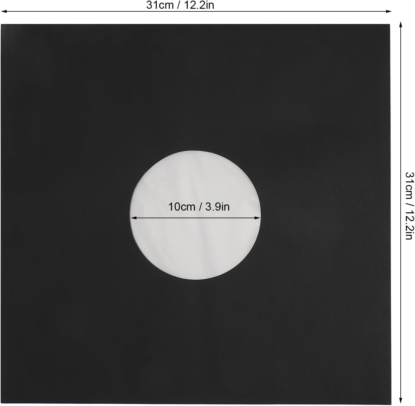 20Pcs Vinyls Record Sleeves, 12Inches 350Gsm Thick Cardboard Record Outer Sleeves, 33 RPM Record Jacket, anti Static