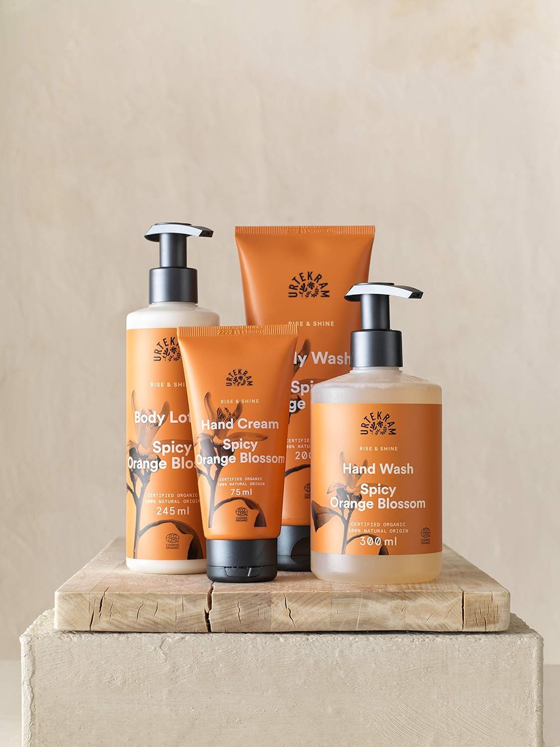 Urtekram Hand Wash - All Skin Types - Spicy Orange Blossom - 300 Ml, Vegan, Organic, Natural Origin image number 4