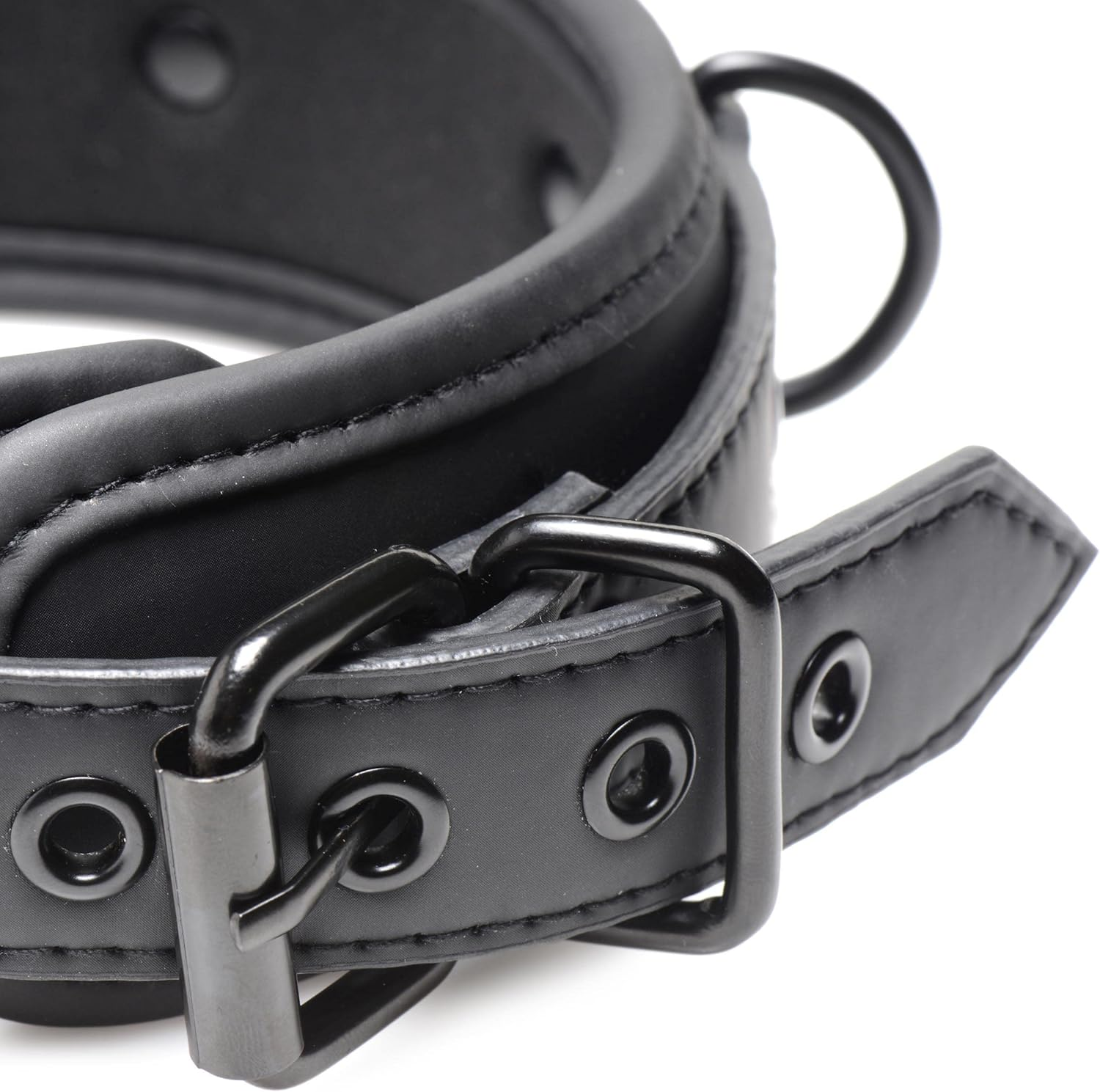 Master Series Collared Temptress Collar with Nipple Clamps image number 3