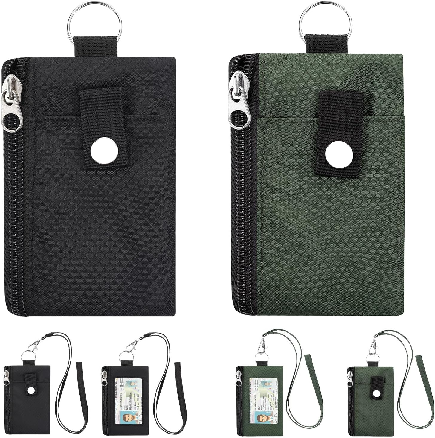 LUMOOM Pack of 2 Neck Pouch with RFID Protection, Waterproof Shoulder Bag Bag, Anti-Theft Unisex Travel Purse, Chest Pocket Mini for Men Women Credit Cards Coins Money image number 2