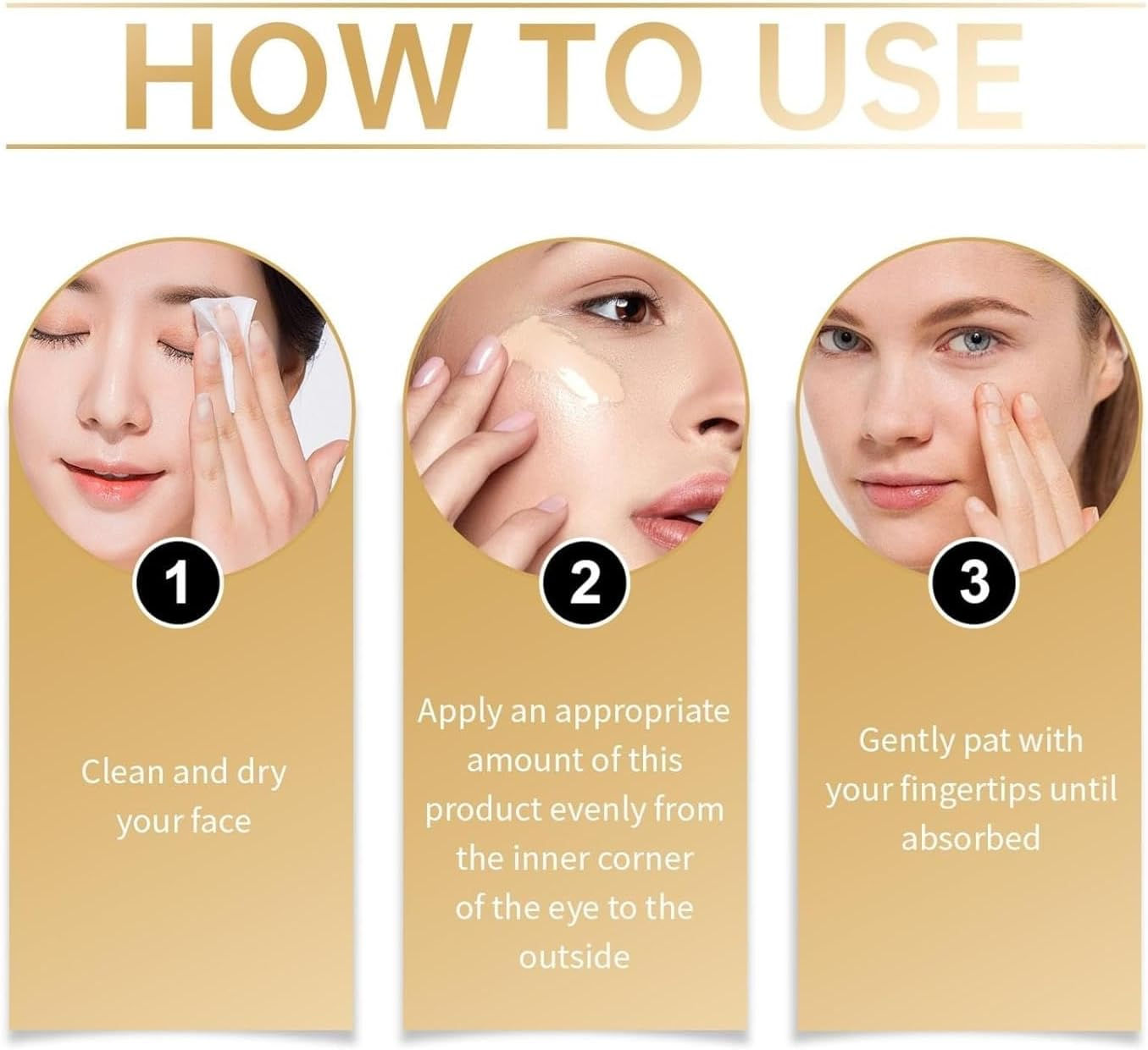 Black of Friday Sales, 2024 Luminous Eye Corrector, under Eye Color Corrector for Dark Circles, Hydrating Eye Serum with Peach Undertone,Natural image number 4