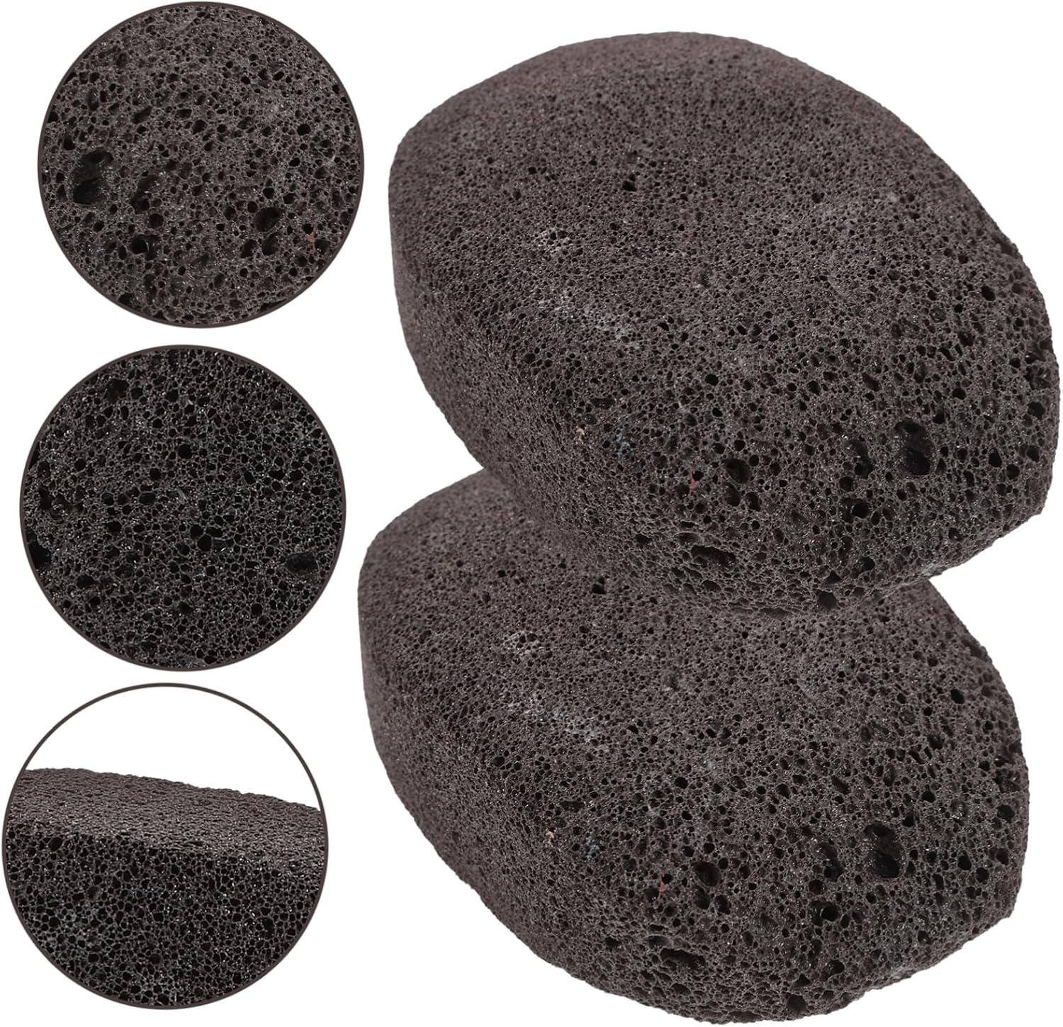 VICASKY 2Pcs Foot Pumice Stone Exfoliator for Smooth Feet Care Portable Dead Skin Remover and Pedicure Tool for Home Use Random image number 3