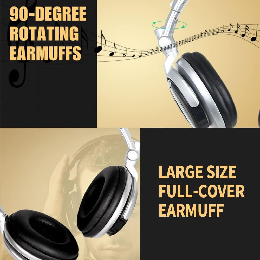 ST-80 Wired Stereo Headset Ergonomic Recording DJ Studio Monitor Headphone with 3.5Mm Plug 50Mm Driver Unit image number 6