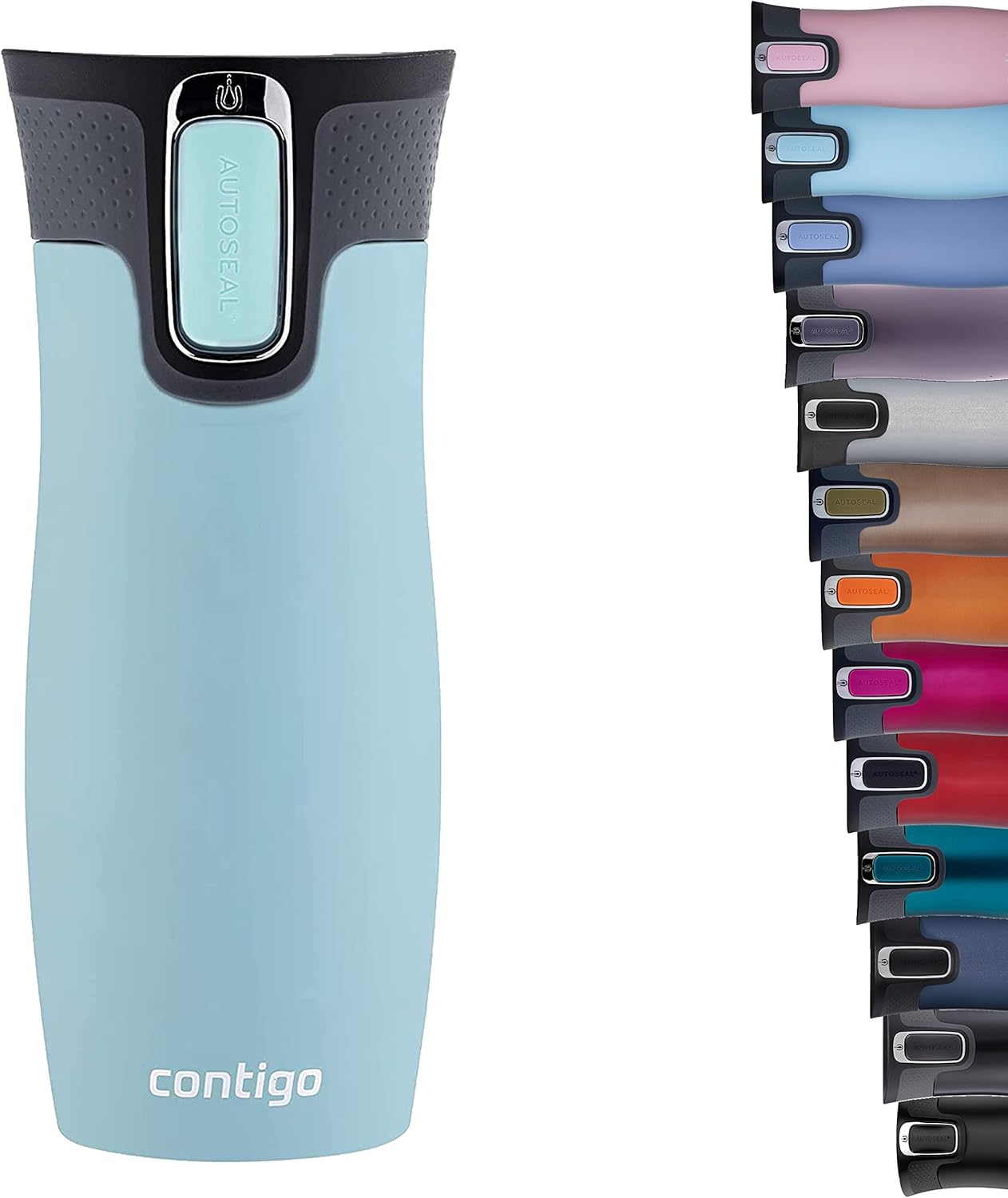 Contigo West Loop Autoseal Thermal Mug, Stainless Steel Insulated Mug, Coffee Mug to Go, BPA Free, Leak-Proof Travel Mug with Easy-Clean Lid, Keeps up to 5 Hours, 470 Ml