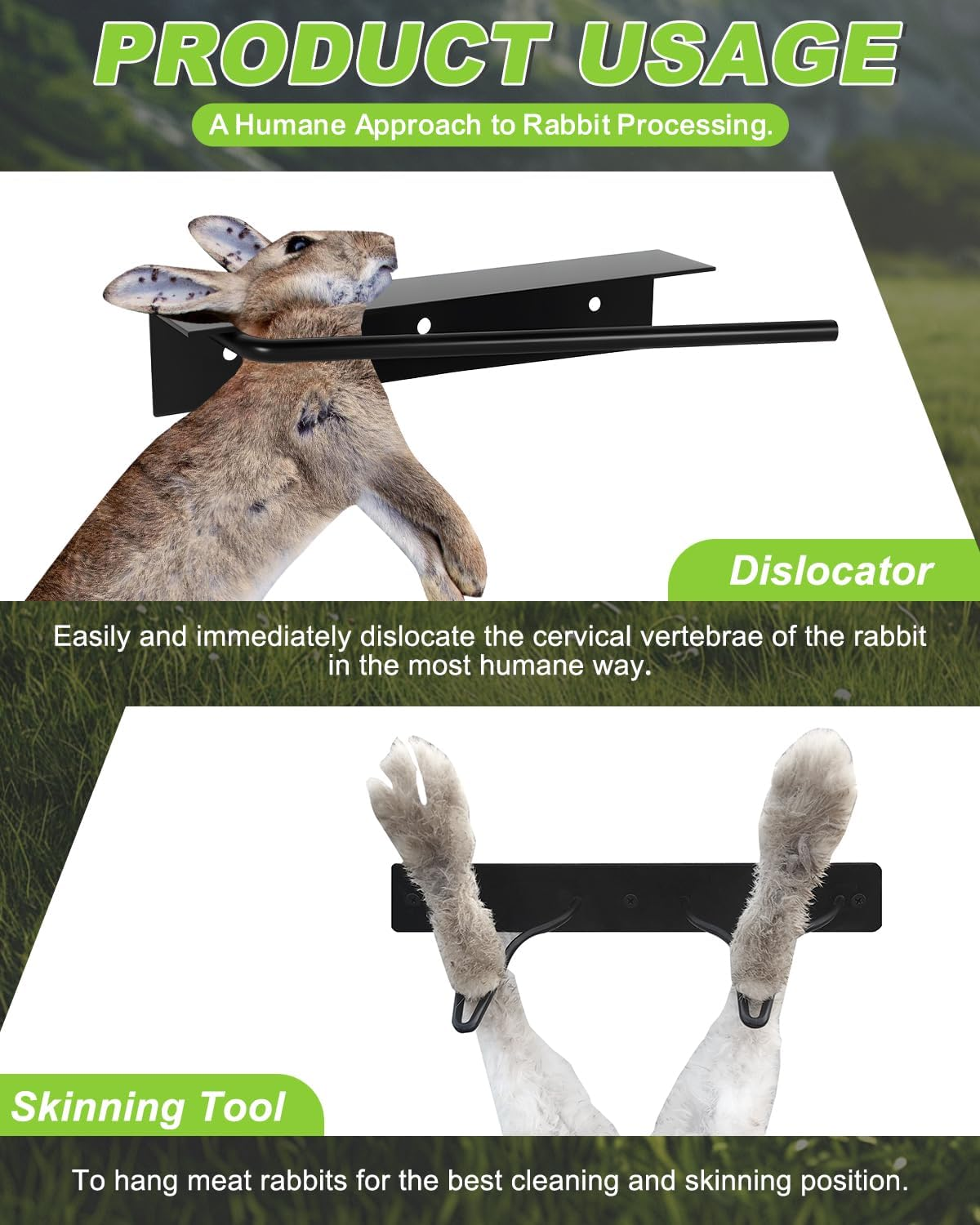 Rabbit Dislocator Skinning Tool Set image number 3