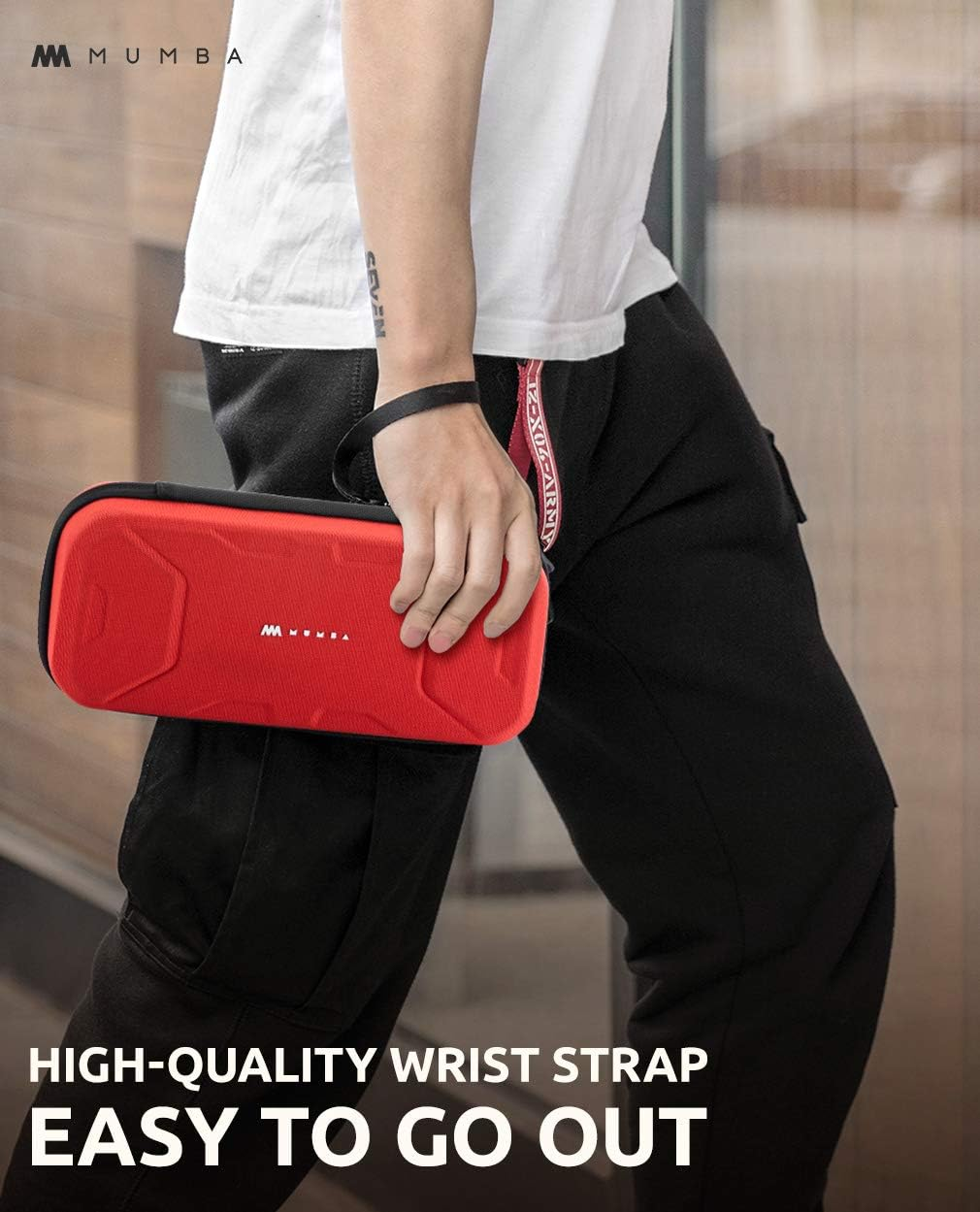 Mumba Switch Carrying Case, [Plus Version] Protection Portable Protective Travel Carry Pouch for Blade/Battle Case [Large Capacity] (Red) image number 2