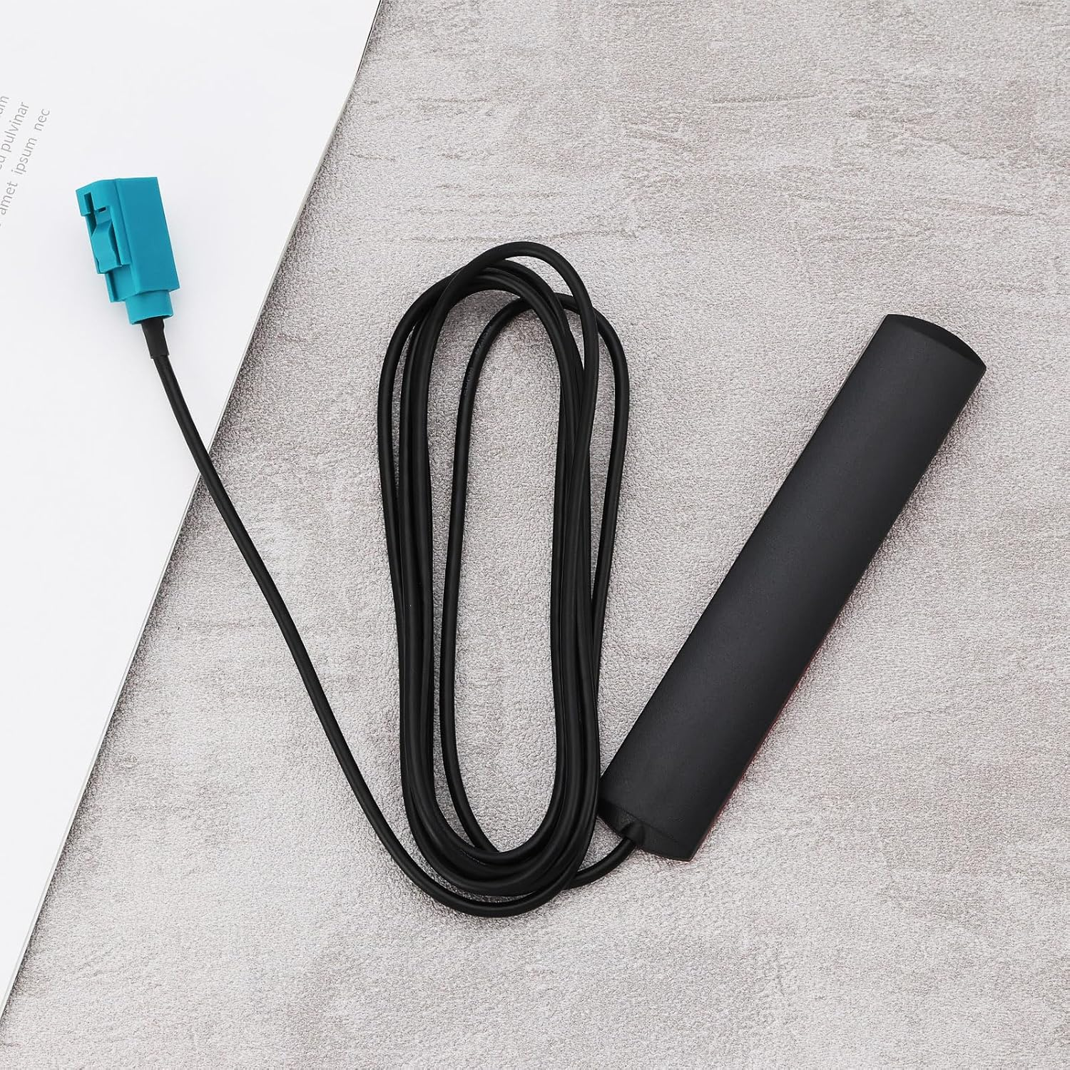 Emsea Vehicle Wifi Bluetooth Antenna FAKRA 2.4Ghz 4G Cellular Hidden Aerial Antenna Compatible with BMW Compatible with Carplay ABS Retrofit Aerial image number 3