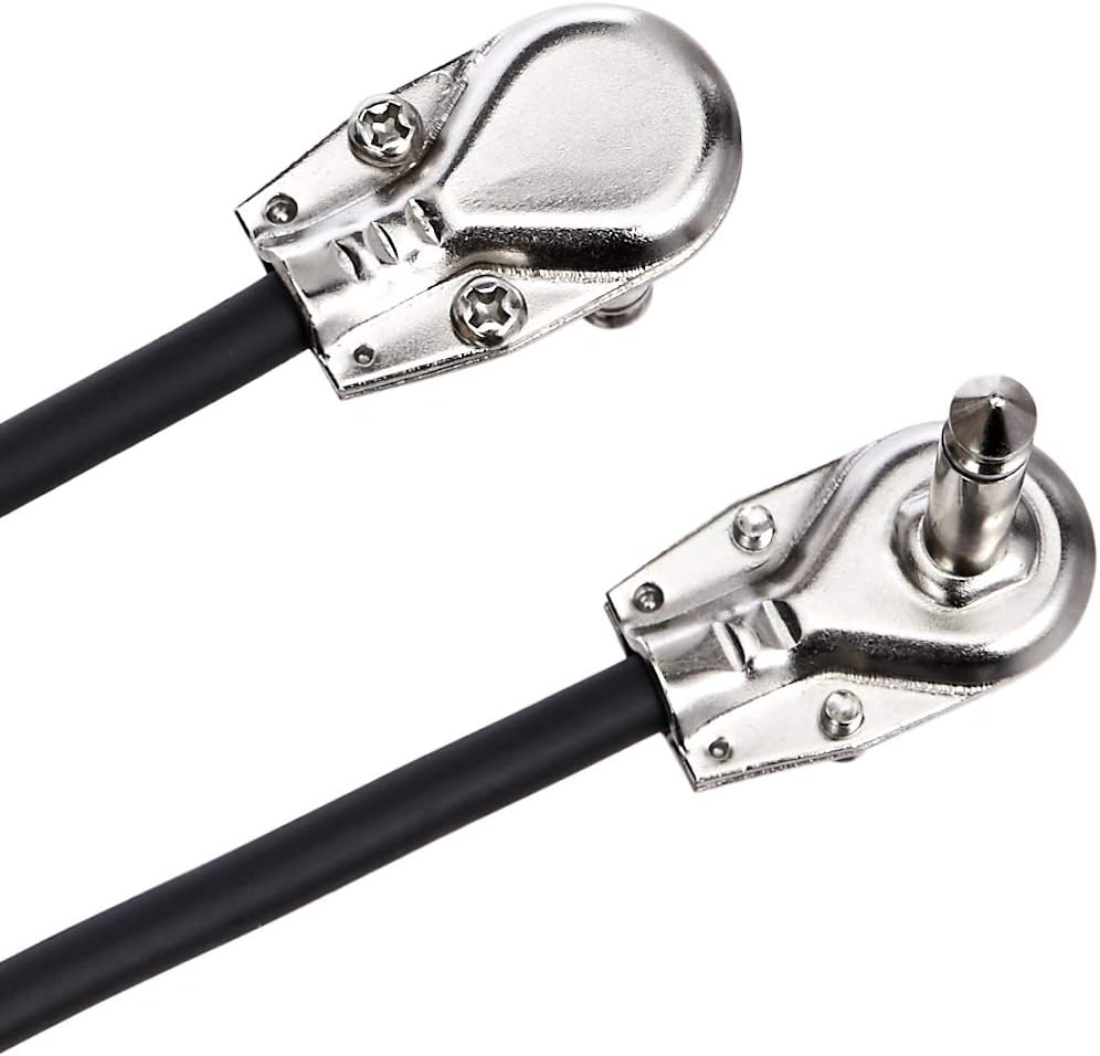 Amazonbasics 1/4 Inch Guitar Patch Cable - Right Angle, 15.2 Cms Length, Pack of 6 image number 5