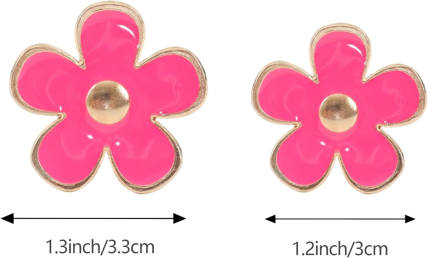 24Pcs Daisy Fridge Magnets, Cute Flower Refrigerator Magnet, Small Magnet for Whiteboard, Locker Decorations, Office, Kitchen(White,Pink,Rose,1.2Inch,1.3Inch) image number 4