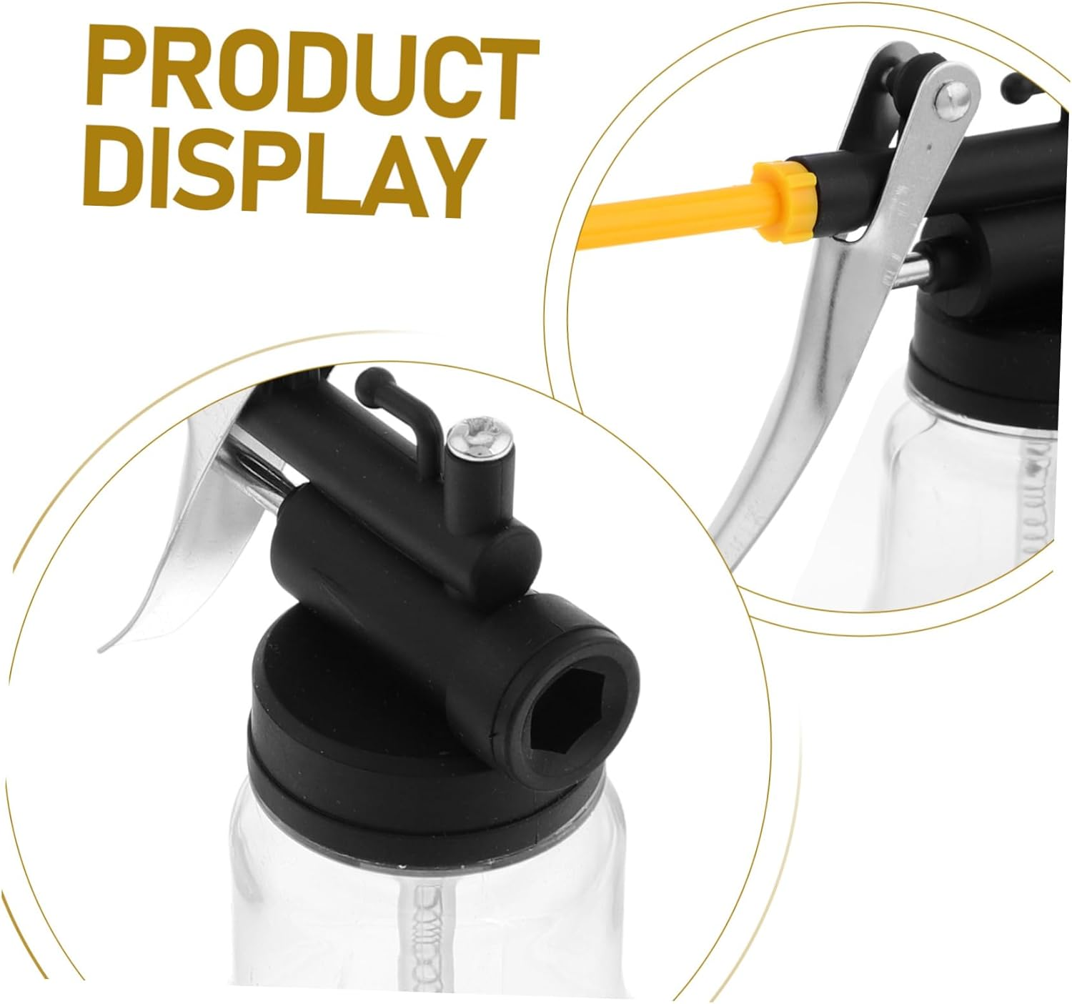 SOLUSTRE Oiler High Pressure Plastic Bottle Copper Nozzle for Automotive Engine Lubrication image number 5