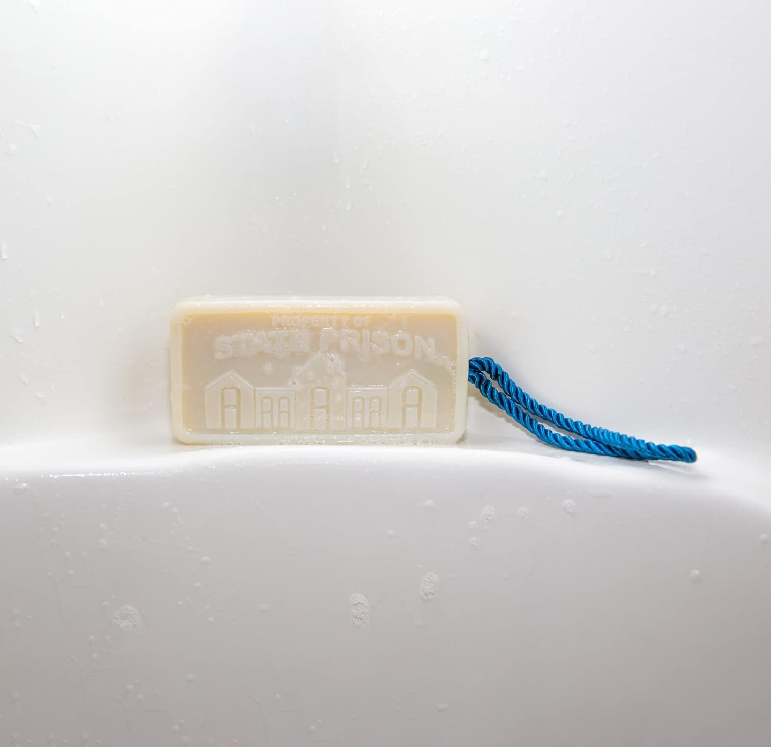 Bigmouth State Prision Soap on Rope, White, Medium image number 2
