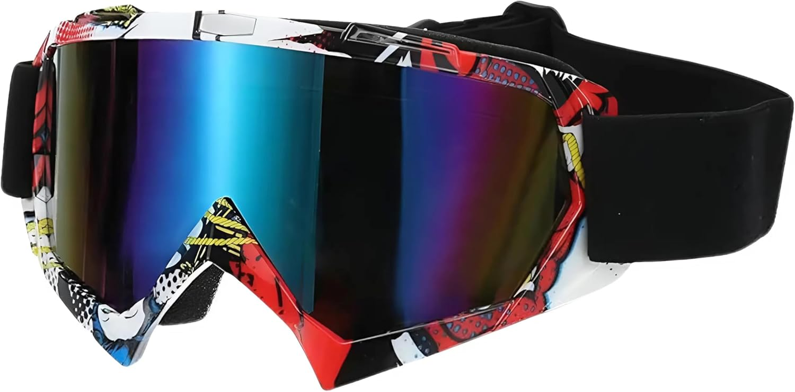 EZONEDEAL ATV Goggles Dirt Bike Goggles Motorcycle Motocross Goggles for Men Women, Bike Riding Goggles, anti UV Dustproof anti Fog Racing Skiing Goggles, Offroad Riding Goggles image number 3