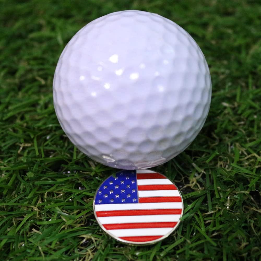 Lot of 10 Golf Ball Markers Assorted Patterns - Soft Enamel Technique - Butterfly Ball Marker image number 5