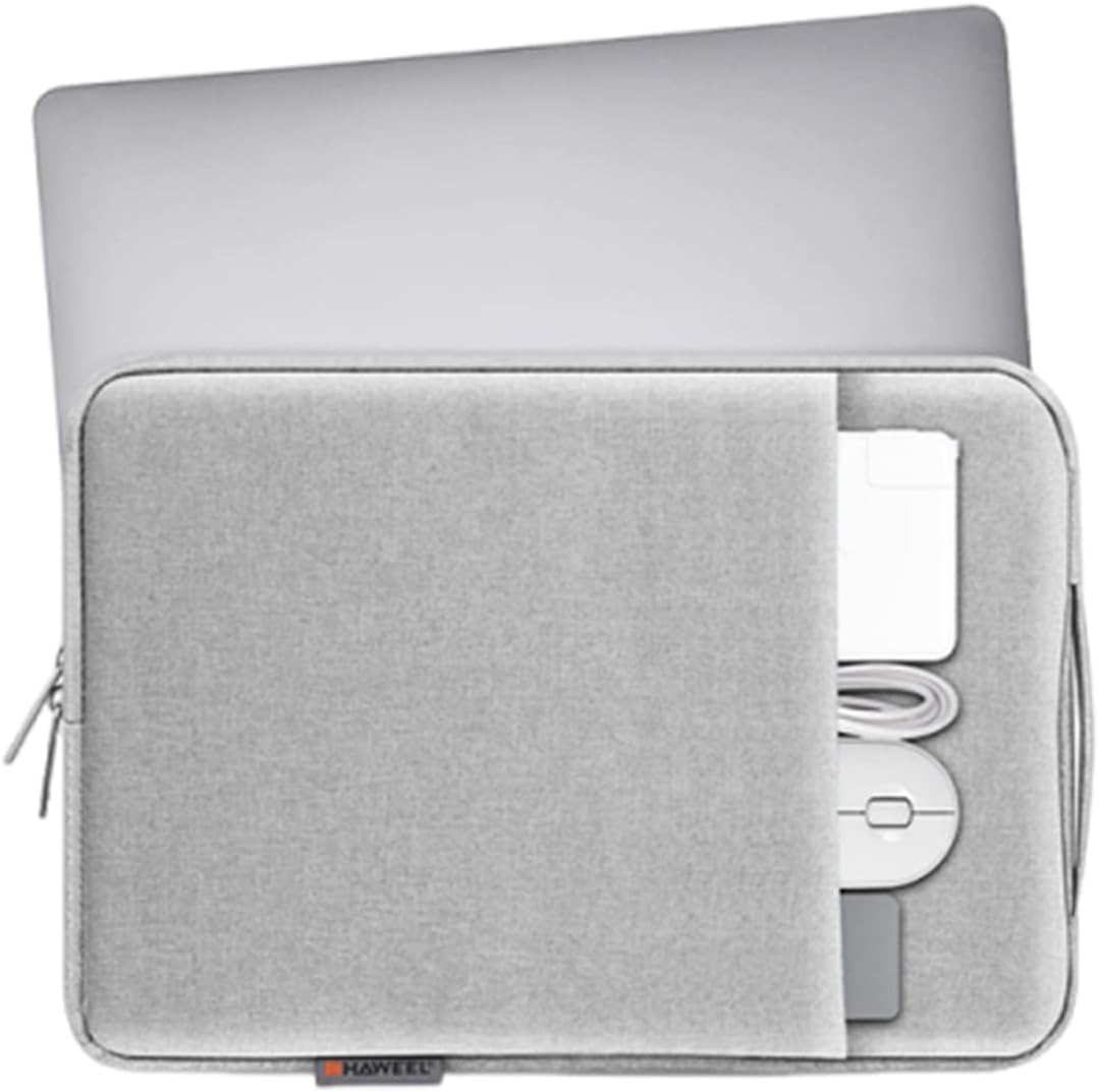 Taoluwin Laptop Sleeve Case, 3-Layer Protective Computer Cover with Padded Interior, Front Pocket for Accessories, Convertible to Mouse Pad (12.5-13.5 Inch) image number 6