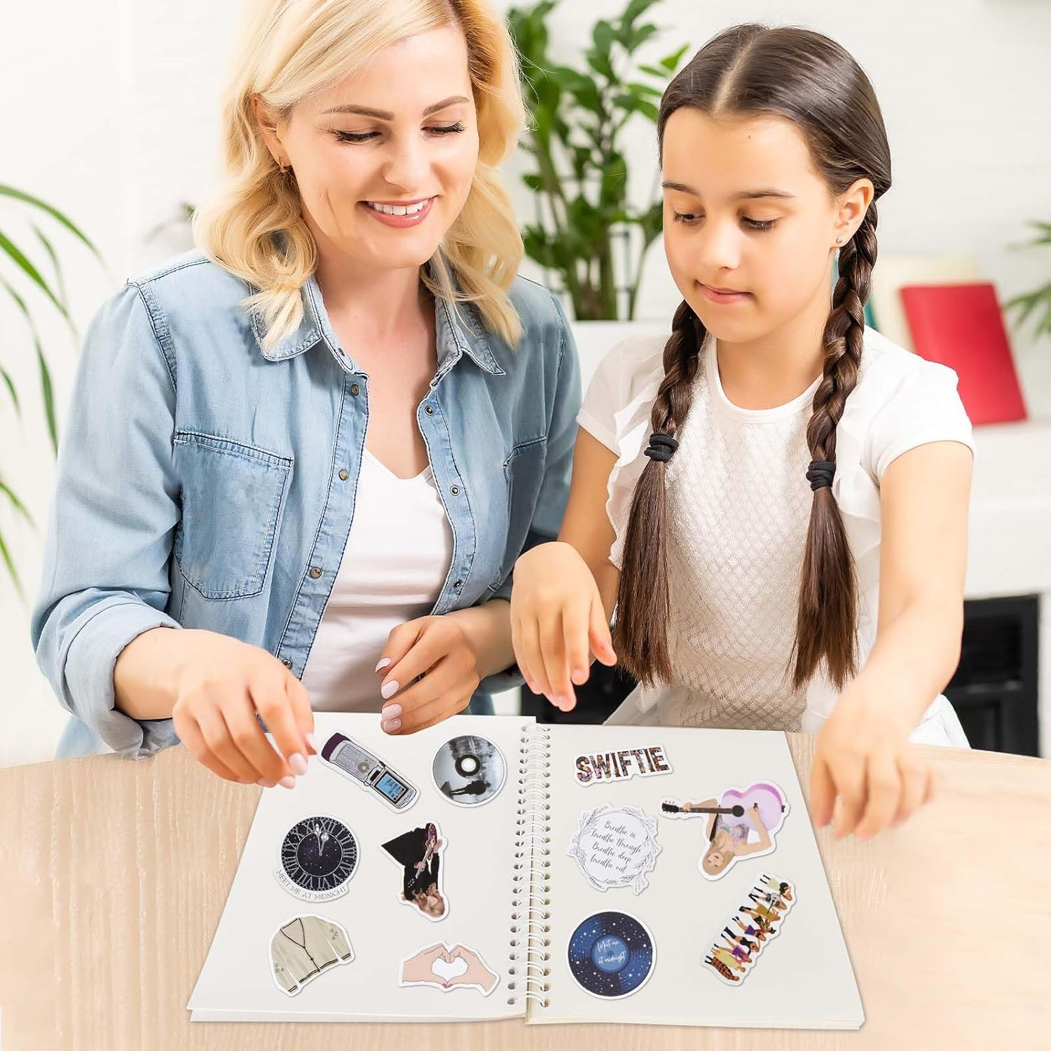 Album for Collecting Stickers, Collection of Stickers Books Album A5, Reusable Sticker Book, Sticker Book, Stickers Organizer for Sticker Collection