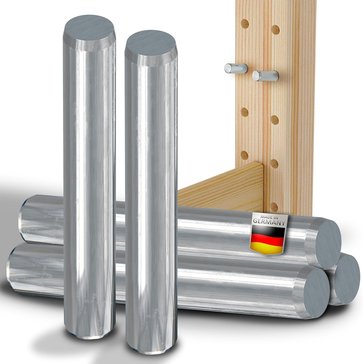 NIMA PARTS Shelf Brackets - Made in Germany - Shelf Supports Compatible with IKEA Ivar Shelf, Pack of 40 image number 1