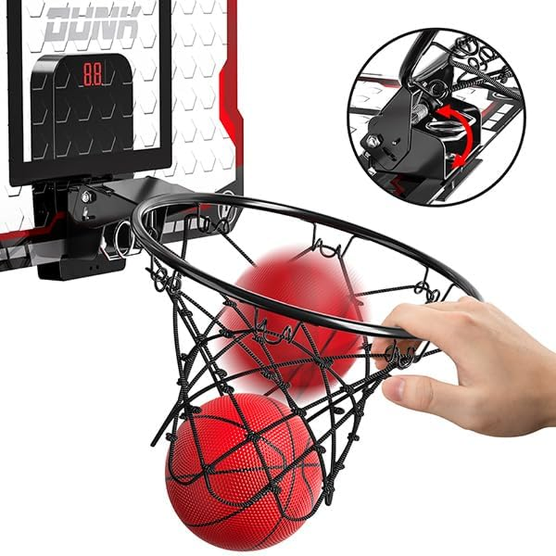 Basketball Hoop for Kids 3 4 5 6 7 8 Year Old Boys - Ball Toys Game with 4 Balls, Indoor Outdoor Sports Games for Kids Aged 3-12, Teens Gift image number 1