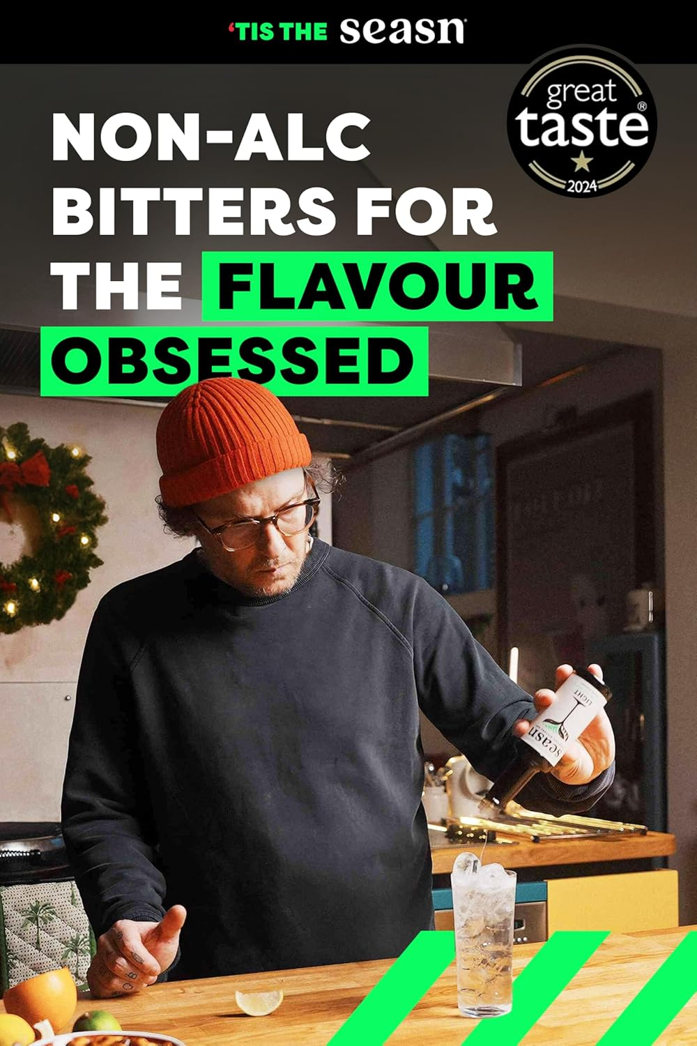 Seasn LIGHT Non Alcoholic Cocktail Bitters &ndash; Zesty & Citrus Bitters with Lime, Grapefruit Peel & Sea Salt &ndash; Vegan, Sugar Free Mixer for Cocktails & Mocktails &ndash; 150 Ml image number 6