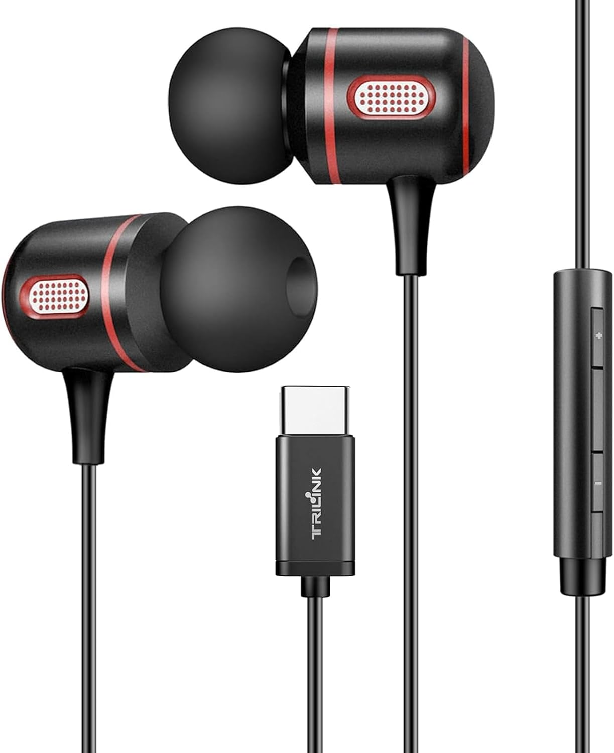 USB C Headphones, USB Type-C Wired Earphones In-Ear Earbuds Headset with Mic and Volume Control Compatible with Ipad Pro, Samsung Galaxy S22 S21 Ultra S20 S20 FE, Google Pixel Xiaomi Huawei Oneplus image number 6