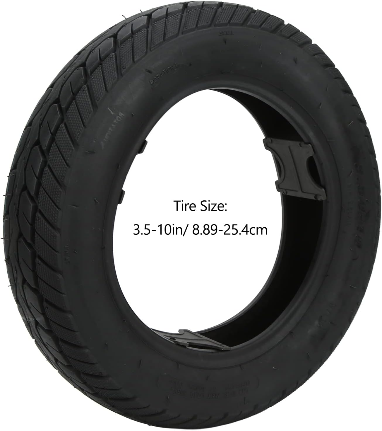 Motorcycle Tyre, Abrasion Resistance Puncture Proof 3.5‑10In Scooter Tire Rubber Comfortable Explosion Proof Strong Bearing Capacity for Motorbike image number 1