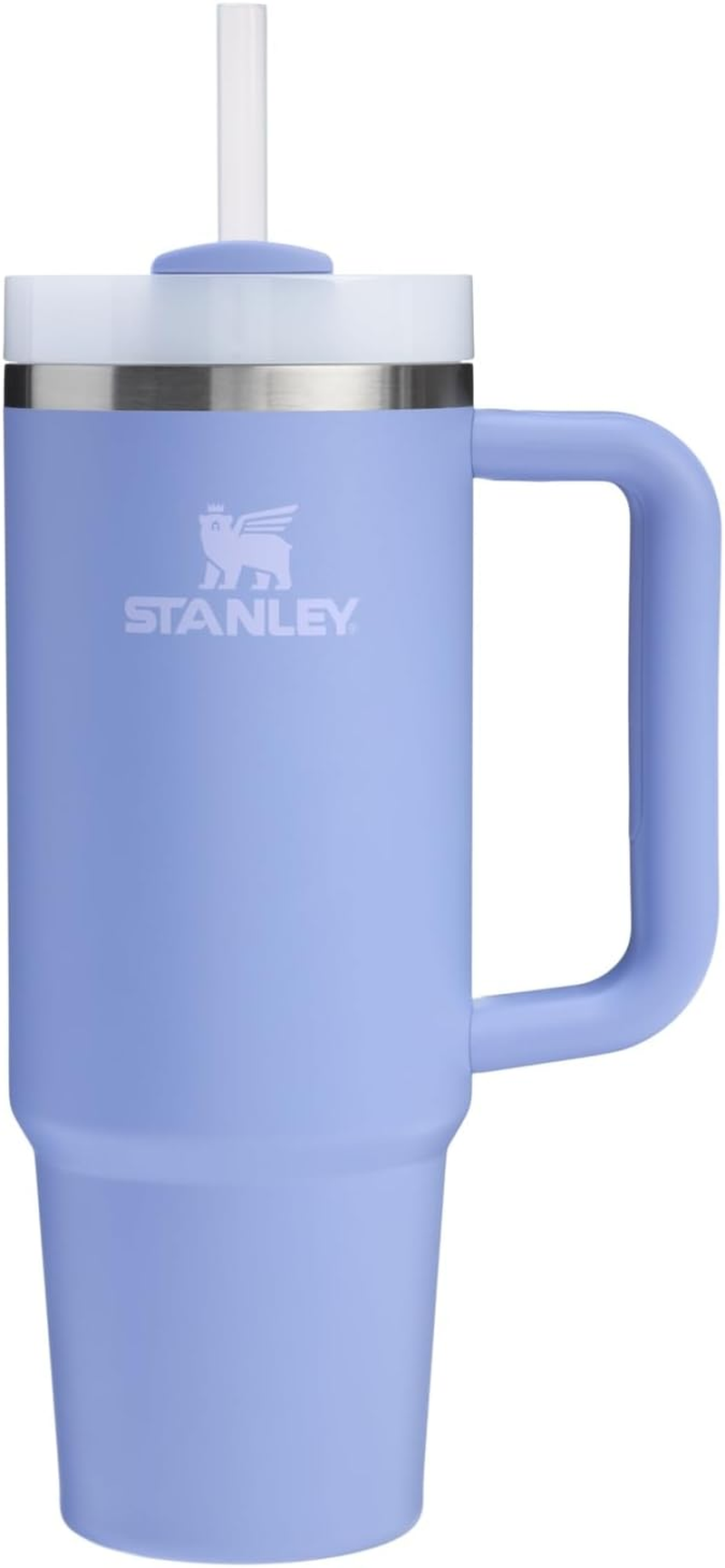 Stanley Quencher H2.0 Tumbler with Handle and Straw 30 Oz | Flowstate 3-Position Lid | Cup Holder Compatible for Travel | Insulated Stainless Steel Cup | Bpa-Free | Hydrangea