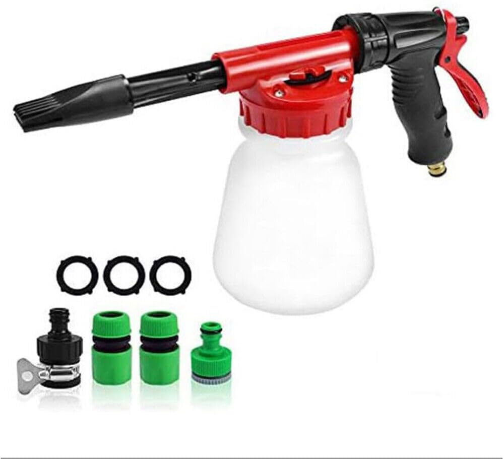 Snow Foam Gun Garden Hose Quick Connector Connection Deck Driver Way Car Wash with Soap Foam High Pressure Cleaner Spray Sprayer image number 2