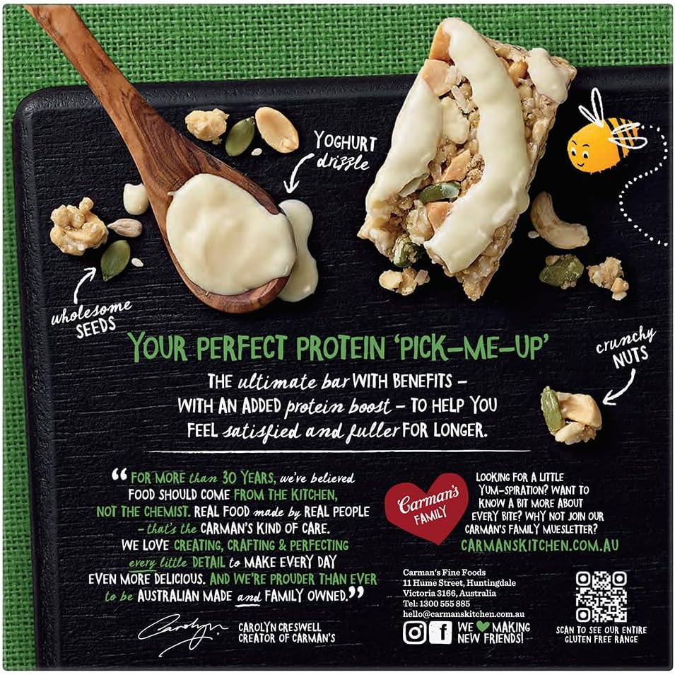 Carman'S Protein Bars Coconut, Yoghurt & Roasted Nut 6X200G (Pack of 30) image number 1