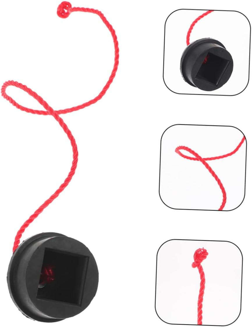 Yardwe Pool Replacement Chalk Holder Snooker Cue Chalk Case Cord Durable Rubber Chalk Holder for Billiard Games image number 2