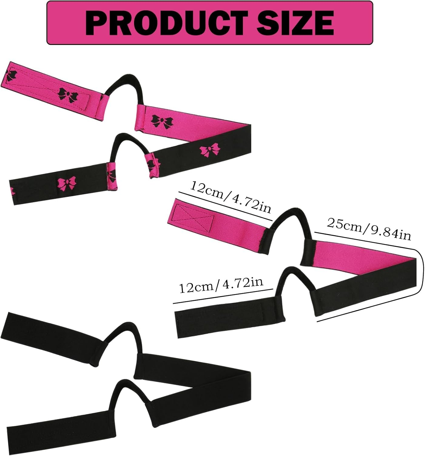 HINGTAI 3Pcs Double-Sided Velvet Ear Painless Wig Bands C-Shaped, Comfortable Soft Painless Wig Band with Ear Cut Outs Tools, Earless Melting Band Supplies image number 4