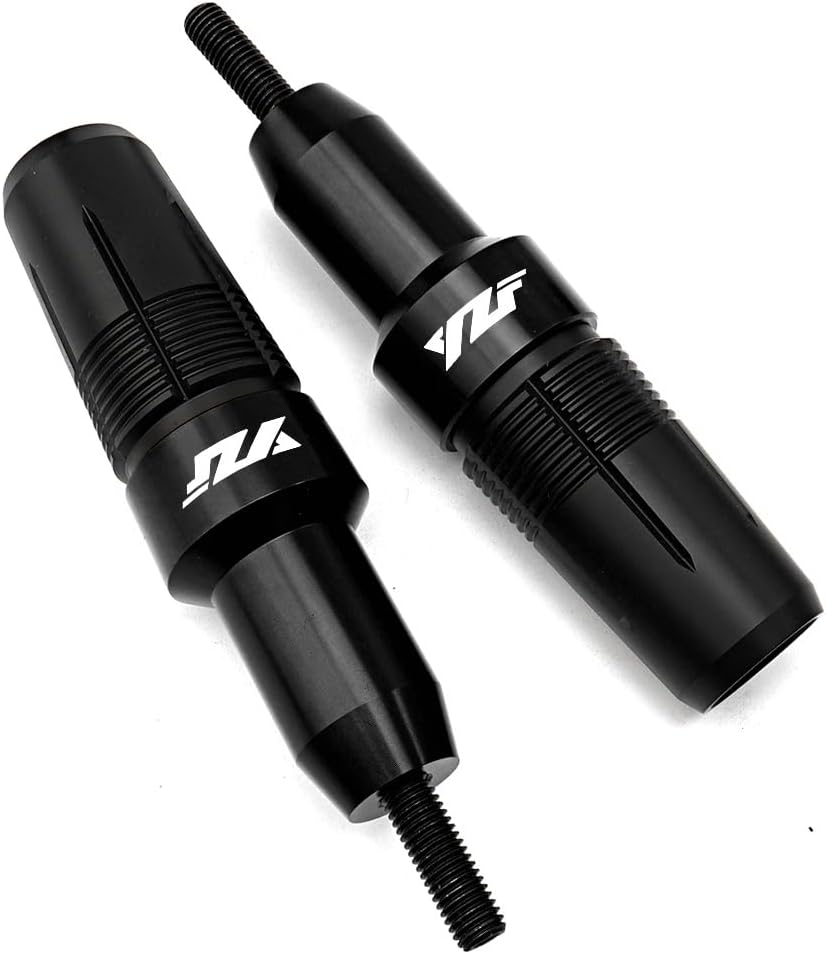 MOWOK for Yamaha R3 YZFR3 YZF-R3 R3 2015-2019 2020 2021 2022 2023 2024 2025 Motorcycle Accessories Aluminum Crash Protector Pad Falling Protection Frame Sliders Exhaust Slider (Black, 1 Pc) image number 2