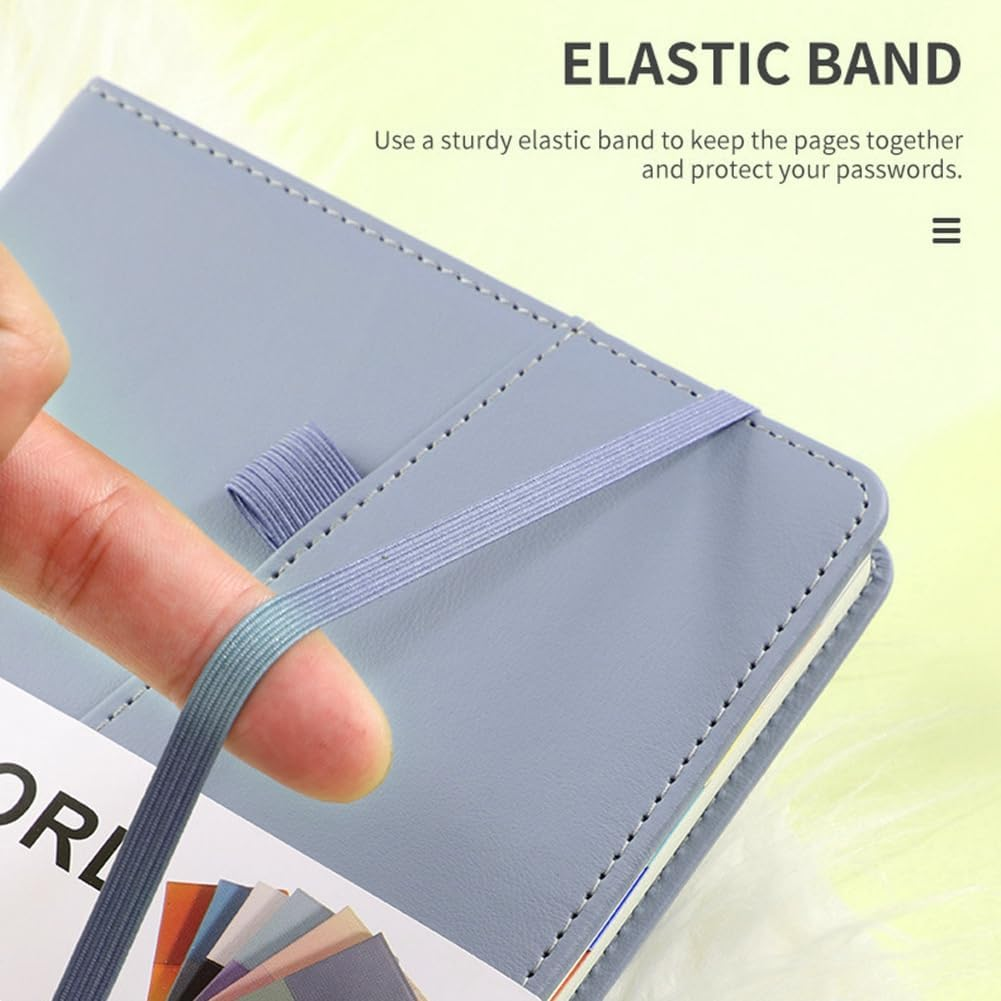 Password Keeper Book with Alphabetical Tabs for Seniors, Password Notebook for Internet Website Address Log in Detail,B Durable image number 4