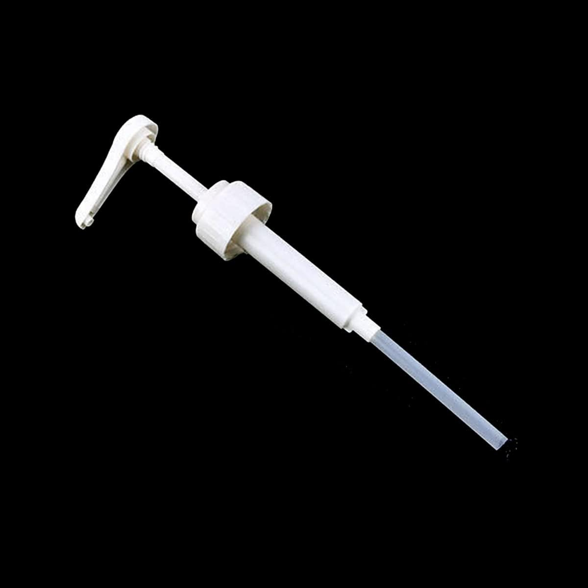 2 Pack Coffee Syrup Pump Universal Syrup Bottle Pump White Syrup Pump Ideal for Coffee Syrups Snow Cones Flavorings & More No Clogging Spilling & Dripping image number 5