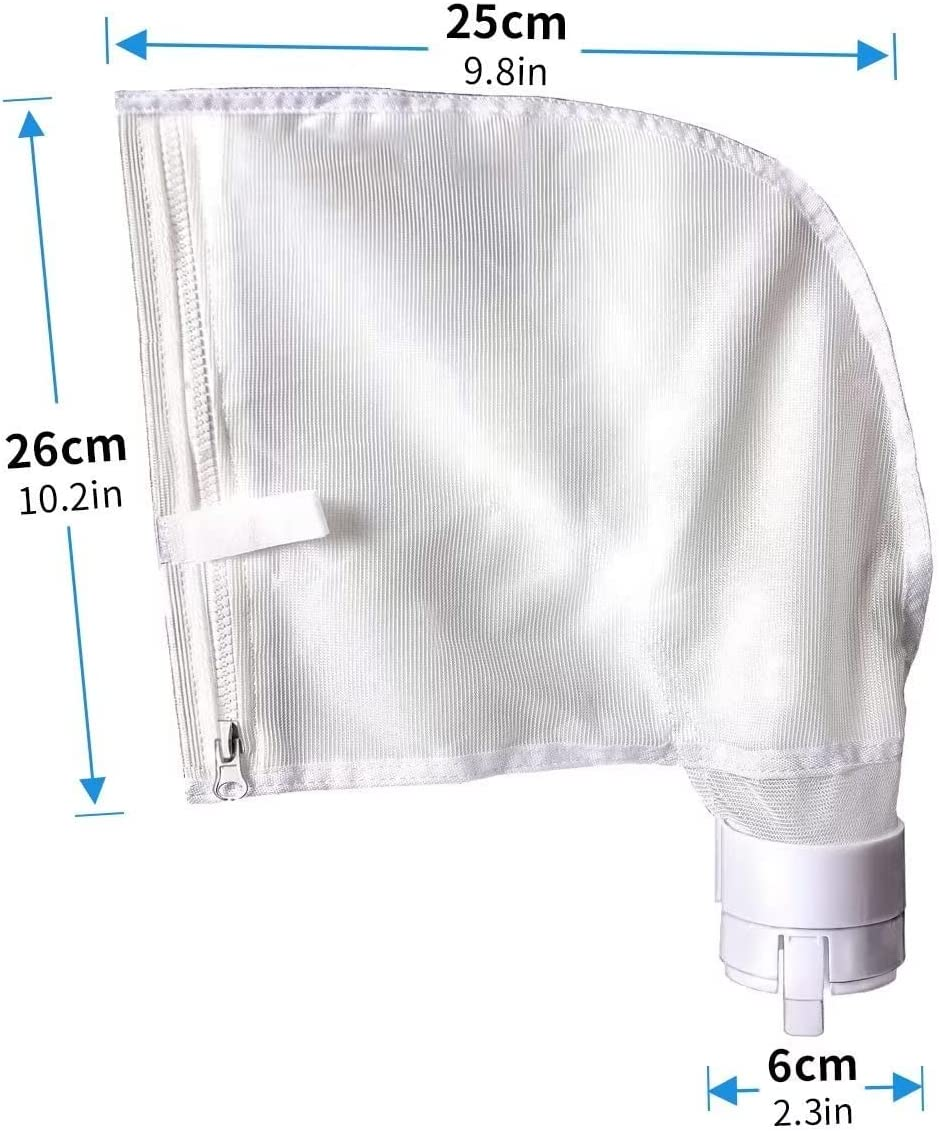 2 Pack Zippered Bag Replacement Fits for Polaris 360 380 Pool Cleaner All Purpose Filter Bag for Polaris Filter Bag