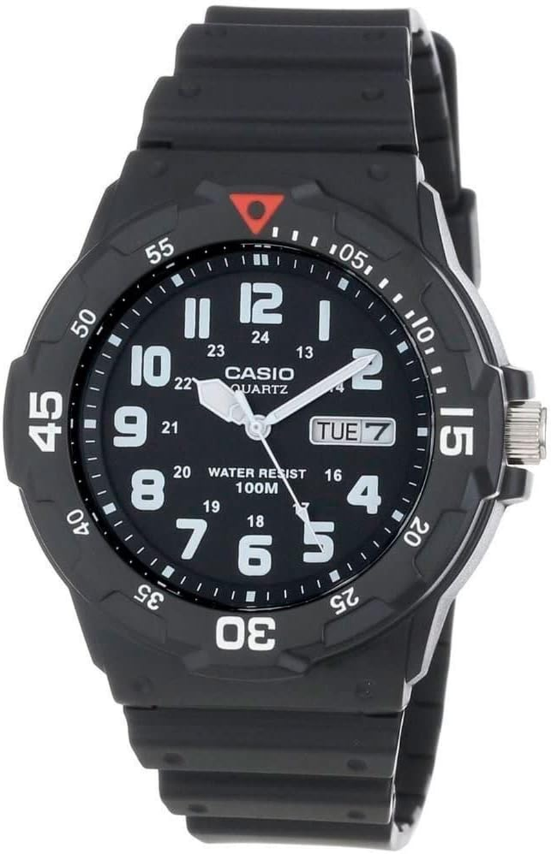 Casio Men'S MRW200H-1BV Black Resin Dive Watch