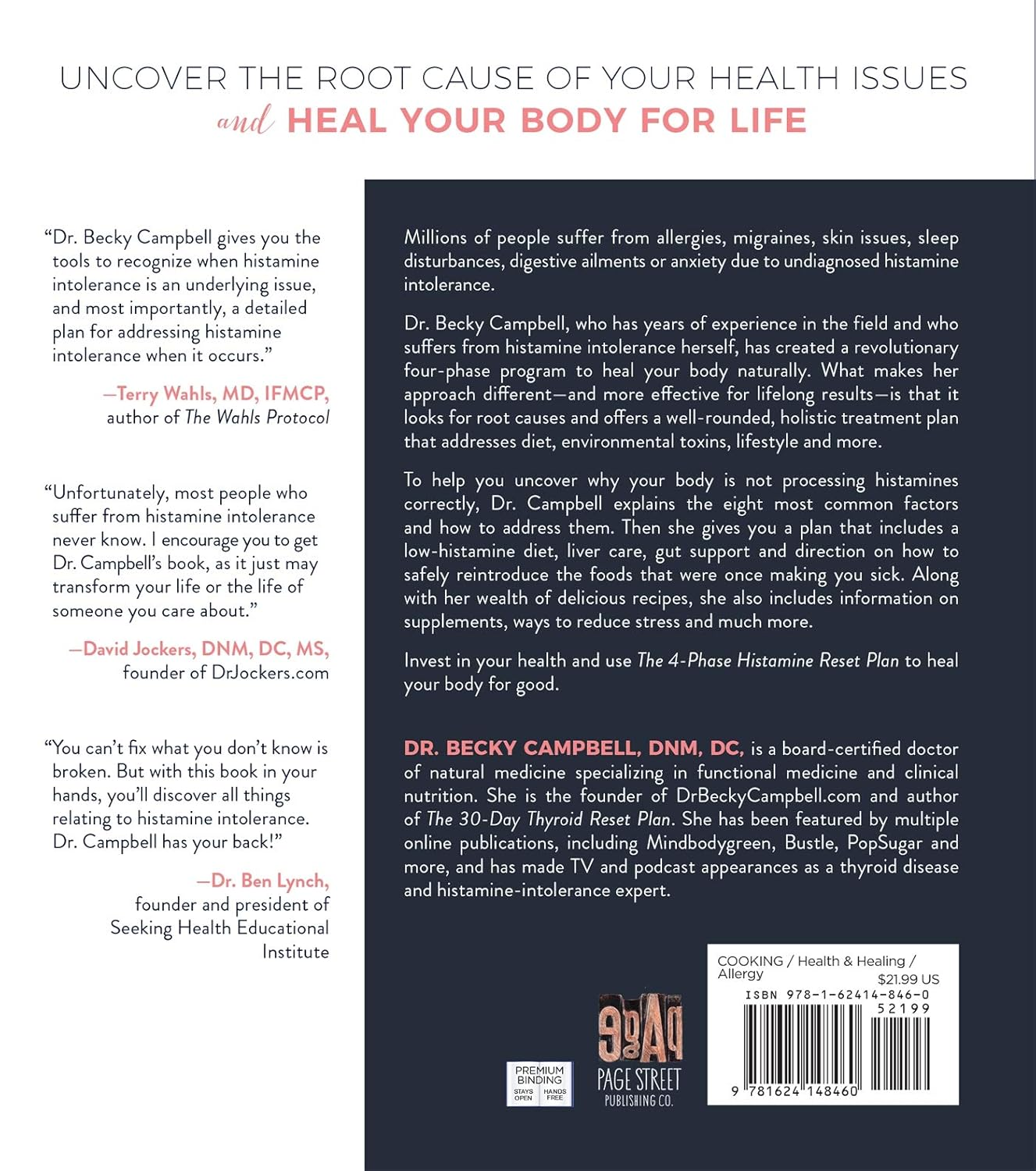 The 4-Phase Histamine Reset Plan: Getting to the Root of Migraines, Eczema, Vertigo, Allergies and More image number 2