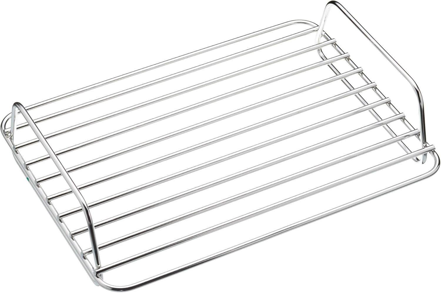 Masterclass Kitchencraft Large Stainless Steel Roasting Rack, Metallic, 32 X 23.5 Cm image number 3