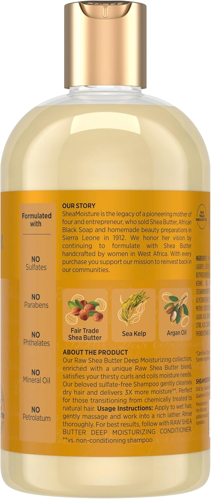 Shea Moisture Raw Shea Retention Shampoo-13 Oz image number 6